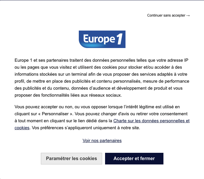 Cookies Tiers Europe 1